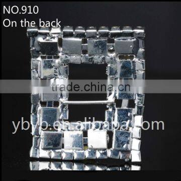 Hot ! Small Rhinestone Ribbon Button For Wedding Invitation-910 photo-3