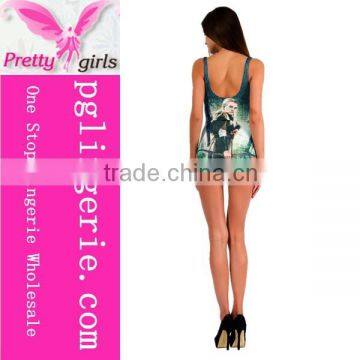 2016 New Junior Girls Beautiful One Piece Swimsuit