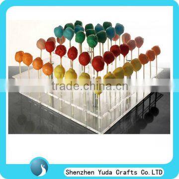 high quality popular square acrylic lollipop stand display wholesale from China