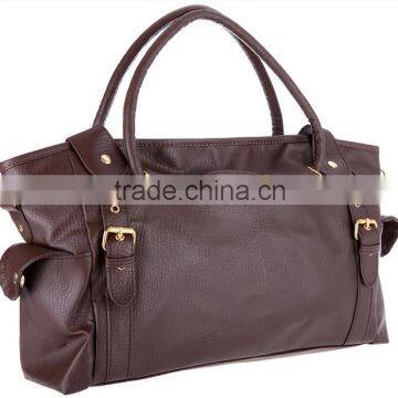 Lady OL Fashion Women Lady Big Capacity Tote Bag Satchel Shoulder Bag PU Leather Handbag photo-3