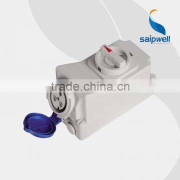 Saipwell 3-way Power Socket Outlet 3 Pin Socket Plug