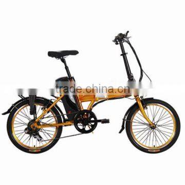 Israel besting selling 20 inch foldable style electric bicycle with battery underseat 36V 250W