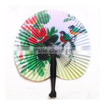 Low Price High Quality Perfect Gift Custom Printed Folding Paper Hand Fan