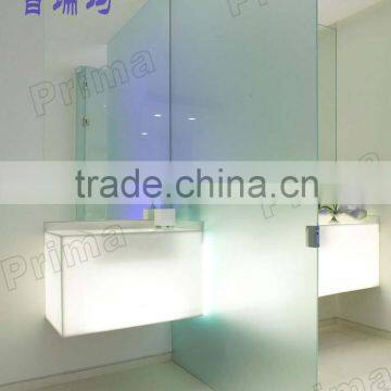 Toilets Unbreakable Tempered Frosted Sheet Glass Prices For Sale For Frosted Glass Fence