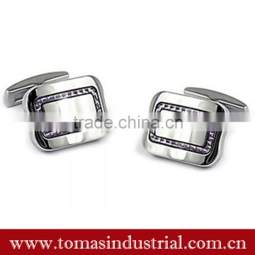 Fashion wholesale and custom metal blank cufflinks