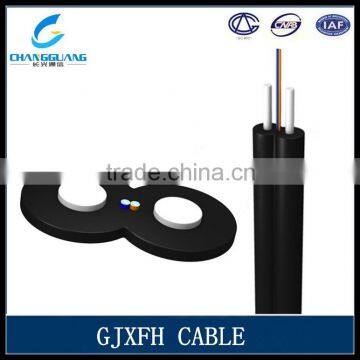 LSZH jacket and two parallel FRP/steel FTTH drop indoor fiber optic cable price