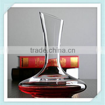 Lead free crystal material glass wine decanter for sale