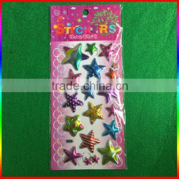 stars 3D blister cartoon stickers