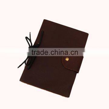 Plaro Style High Quality Business Gifts Cow Logo Leather Notebook photo-2