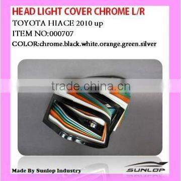 HIACE 2013 BODY PARTS#000707 Head Light Cover Chrome L+R FOR TOYOTA HIACE