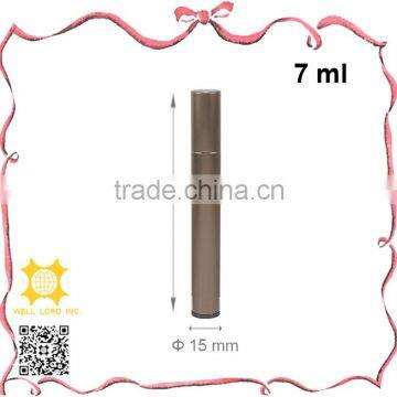 Mini size 7 ml metal luster screen printing pump sprayer bottle