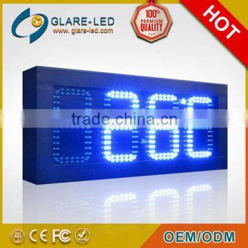 outdoor 7 segment led time clock display with GPS