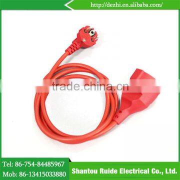 Professional Factory orange VDE 2pin european extension cable