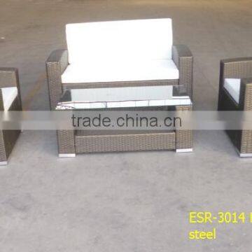 Rattan Storage Sofa Set