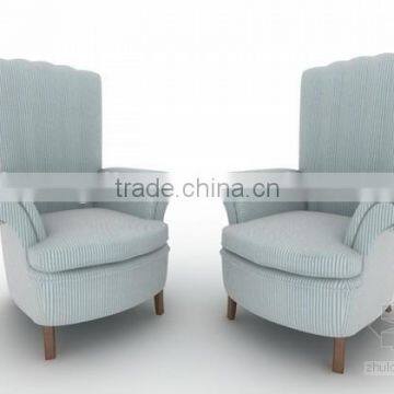 modern high back velvet chair for sale lobby furniture TC4006