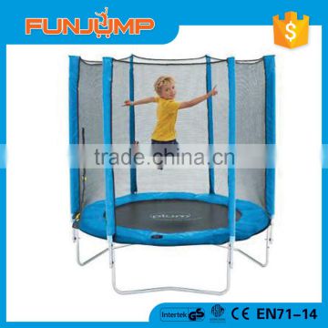 FUNJUMP 55inch Round Kids mini Trampoline with net for Trotties