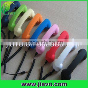 Colorful plastic telephone handset in low price