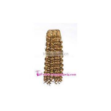 Synthetic Water afro culy hair weave, hair extension, hair weft for braiding