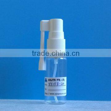 20ml Pharmaceutical PET Throat Spray Bottle with Long Nozzle