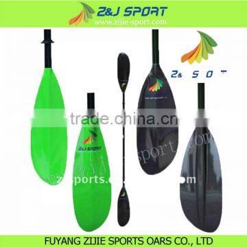 Split oval shaft full carbon sea kayak paddle