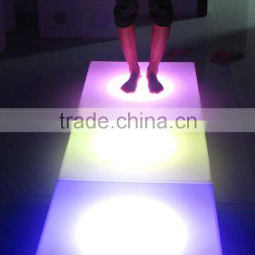 60x60x13CM Plastic waterproof color light bars discos party floor/bar party dance floor