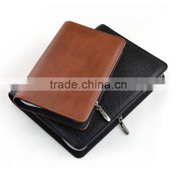 Paper Notebook With Caculator/Loose Leaf Binding Notebook With Zipper /Custom PU Leather Cover Notebook photo-2