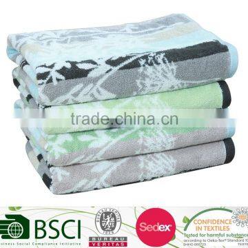 Manufacturer Cheap Price Yarn Dye Jacquard Bath Towel