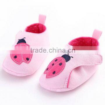 Top quality lovely soft touch cotton fabric baby shoes