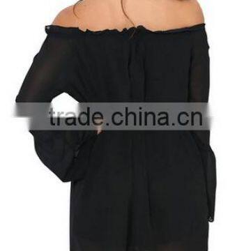 Women's Casual Butterfly Sleeve Floral Print Chiffon Dress photo-2