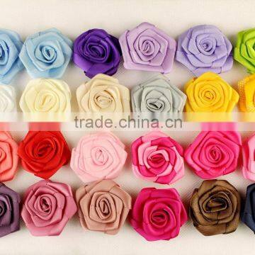 Handmade Making Artificial Silk Ribbon Flower photo-6