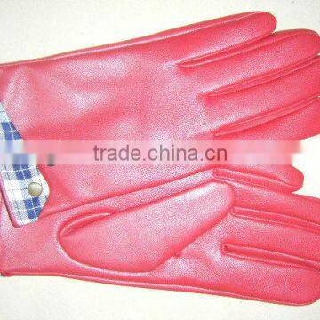 leather gloves/pu gloves with Snake Pattern