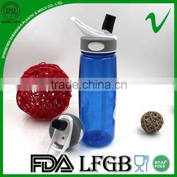 Hot sale clear empty cylinder PCTG 750ml bottle with bpa free