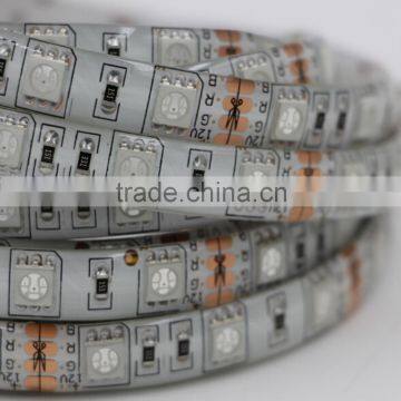 Flexible strip light 5050smd wateroof-ip65 rgb led strip light 60led/m ce&rohs