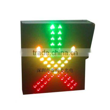 Road safety 400mm LED traffic signal light three color toll station guidance arrow traffic light