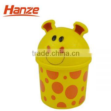 Animal Shape Plastic Desk Trash Can/waste Bin photo-2