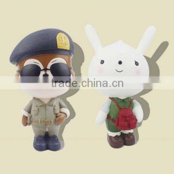 custom hot korea cartoon plastic figure/oem plastic cartoon figurine toys for fans/custom cute plastic figure made in China