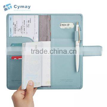 Passport Holder With Botton and Zipper photo-2