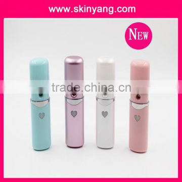 2016 Colorful Portable Face Steamer nano handy mist for skin care and USB cable for rechareg mini mist