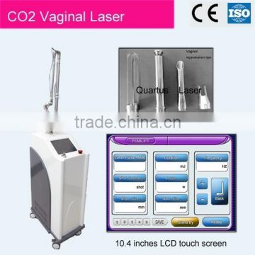 Wart Removal CO2 Fractional Laser Vaginal Rejuvenation Machine Face Whitening With 10.4 Inches LCD Touch Screen