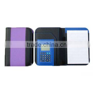 Folder Writing Pad Notebook with 8-digit Calculator