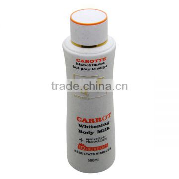 Newest series Q7 carrot whitening body milk /skin care body lotion