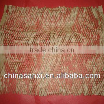 60g kraft packaging paper like an fishing net for preventing the fruit or porcelain from rubbing