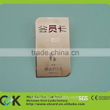 customized top grade business metal card from Shenzhen China factory