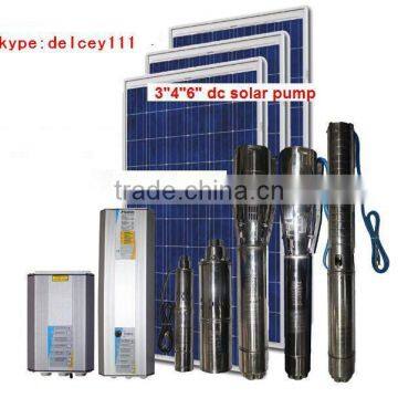 solar pump 3" 4" and 6" dc solar deep well pump ,dc solar powered water pumps,dc solar pump