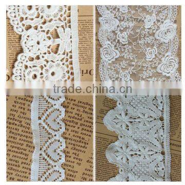 100% polyester 3D embroidery lace for dress