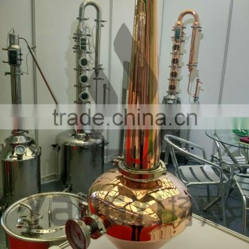 4'' 'copper still ,reflux still,still moonshine ,bubble cap plates distiller column