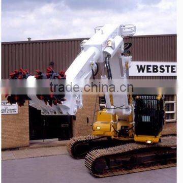 Drums Road Cutter in excavator