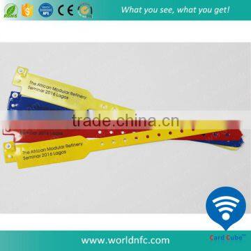 Disposable PVC Passive UHF RFID Wristband