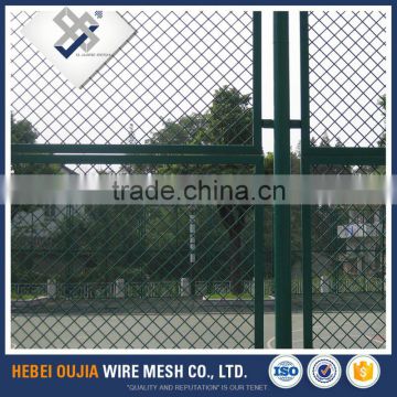 easily assembled decorative pvc coated chain link fence price