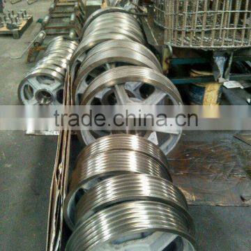 ISO9001-2008 Steel Material and V-Belt Type Wire Rope Pulley 4 Spokes photo-3